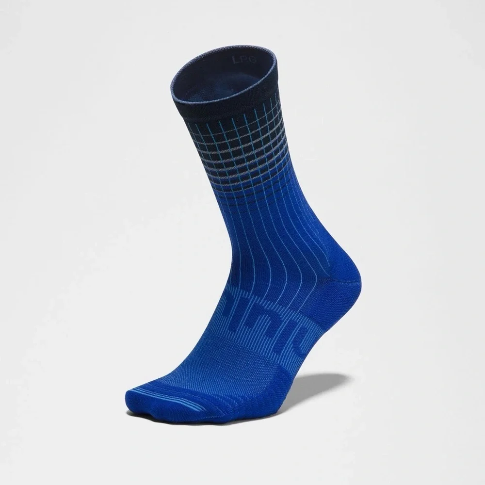 lululemon athletica Unisex Power Stride Crew Socks Reflective Grid